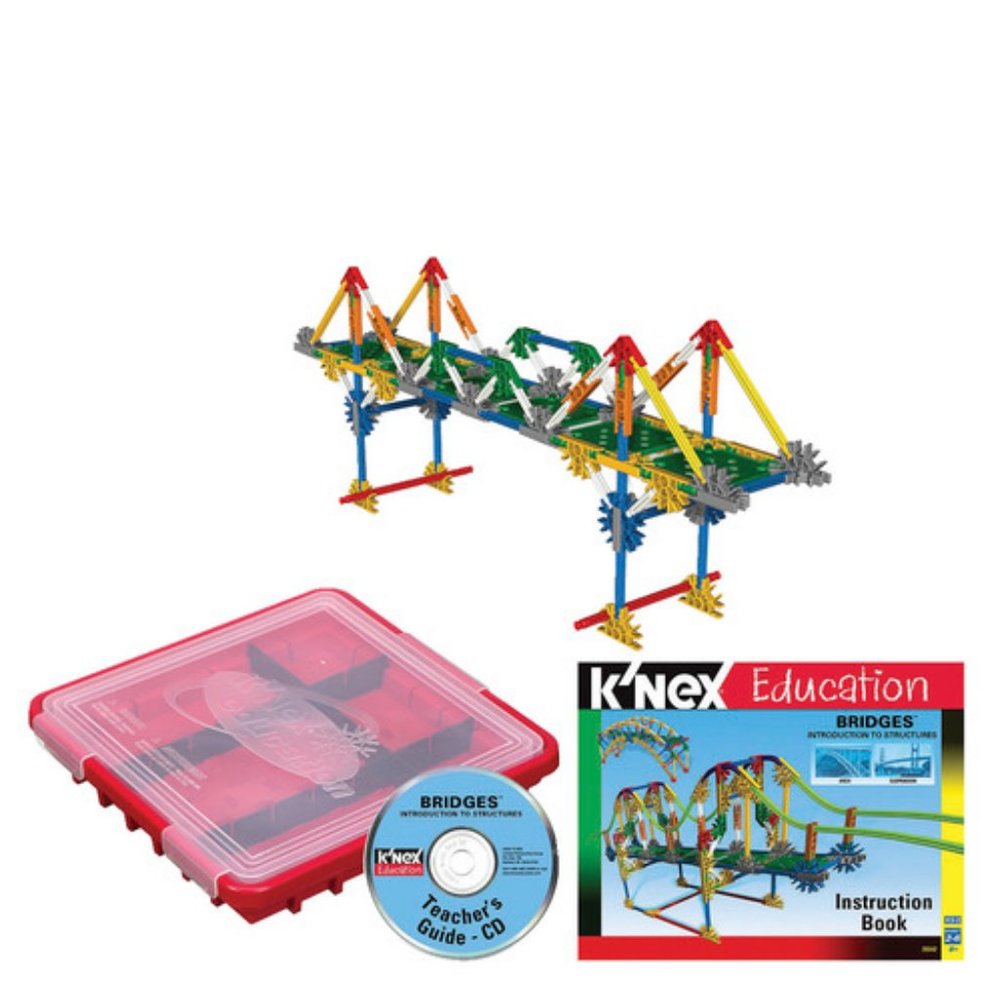 K'NEX Intro to Structures: Bridges Set of 207 Pieces